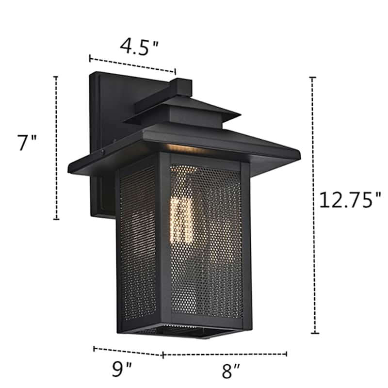 Starlee Mesh Outdoor Wall Fixture by Havenside Home