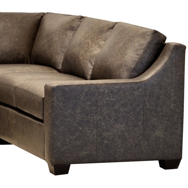 Shop Made In Usa Sandler Distressed Brown Top Grain Leather