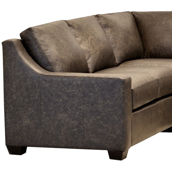 Shop Made In Usa Sandler Distressed Brown Top Grain Leather