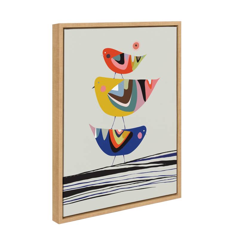 Kate and Laurel Sylvie The Family Tree Framed Canvas By Rachel Lee