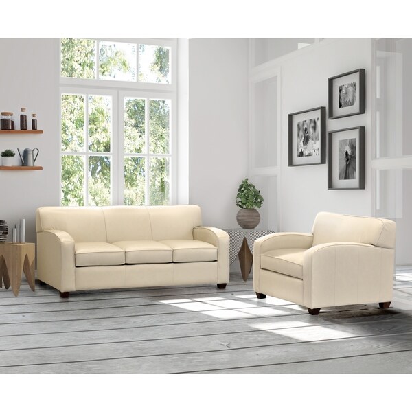 cream couch and chair