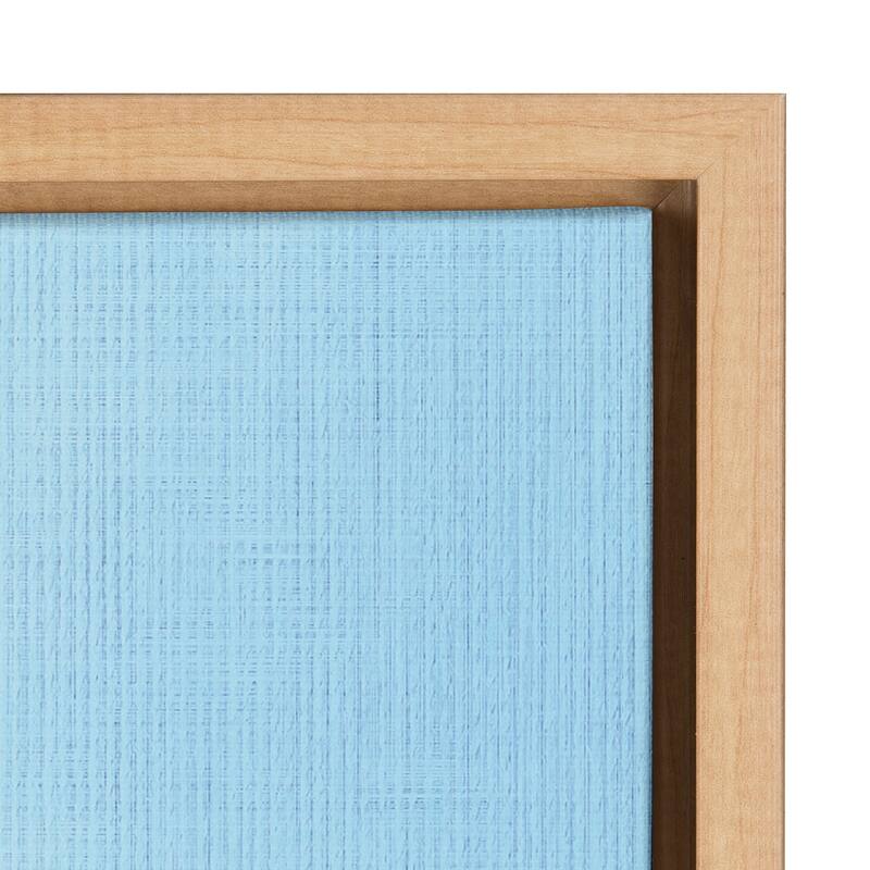 Kate and Laurel Sylvie Four Palm Trees Framed Canvas by Simon Te