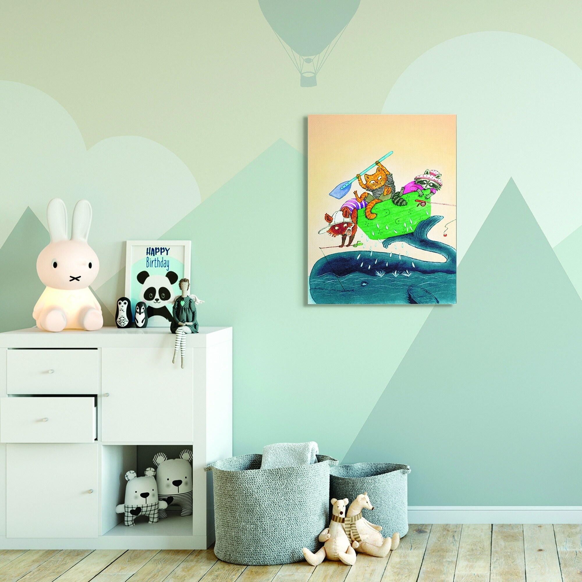 green kids room