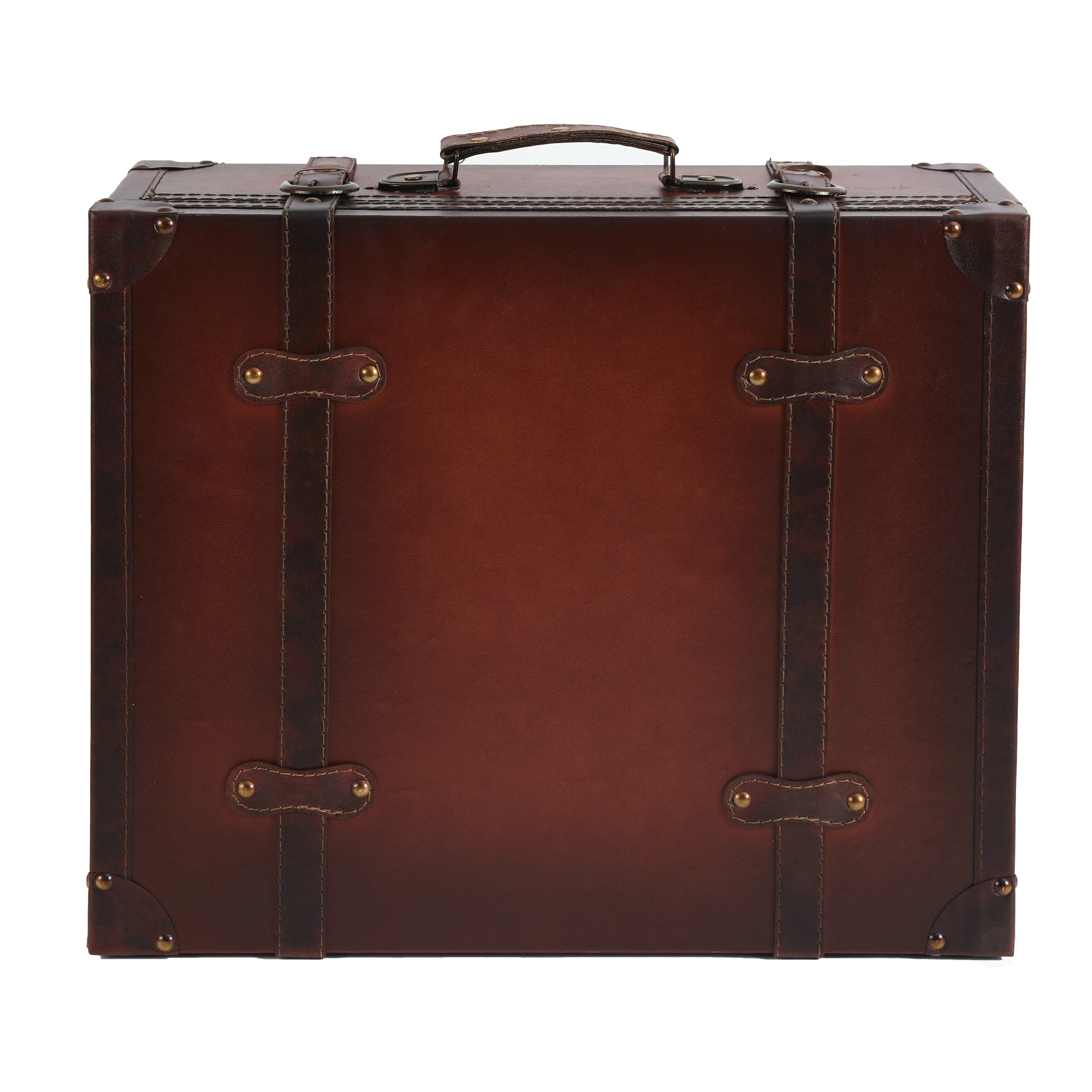 suitcase leather vintage