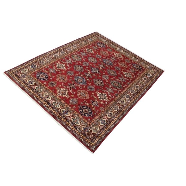 Super Fine Tribal Kazak Kassandr Red Beige Hand Knotted Wool Rug 8 2 X 10 3 8 2 X 10 3 8 2 X 10 3 On Sale Overstock 29739434