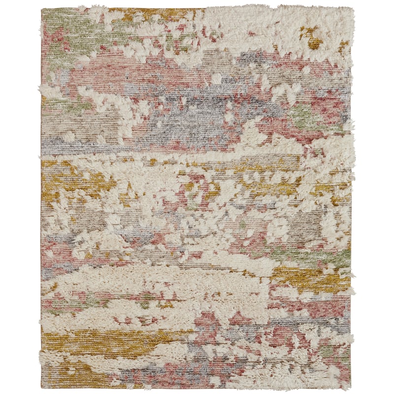Carbon Loft Silkina Rose Multi Shag Area Rug