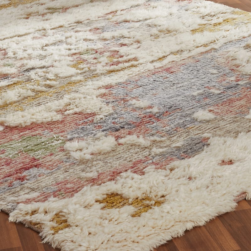 Carbon Loft Silkina Rose Multi Shag Area Rug