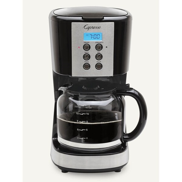 Shop Capresso 12 Cup Programmable Coffee Maker 414.01 - Overstock ...