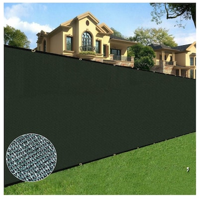 Orion 6' x 50' Privacy Screen Fence, Black