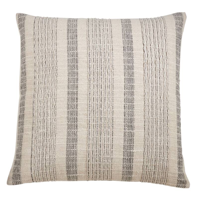 Striped Woven Throw Pillow - Cover Only