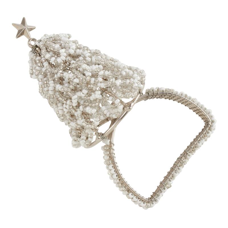 Napkin Ring Holders With Christmas Tree Design (Set of 4)