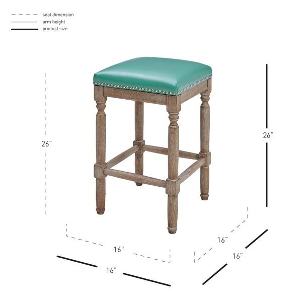 Ernie Bonded Leather Counter Stool Bed Bath & Beyond 29743676