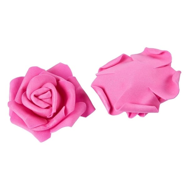 1.4 inches Mini Foam Rose Artificial Rose Fake Flower Head
