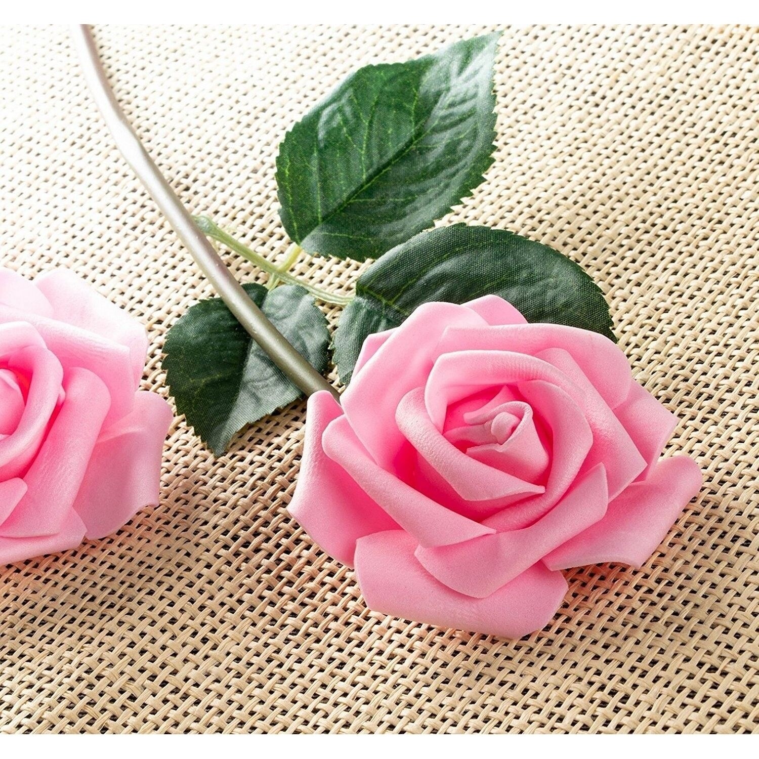 100 Pack Pink Rose Artificial Flower Heads For Wedding Home Party Decorations Overstock 29743719