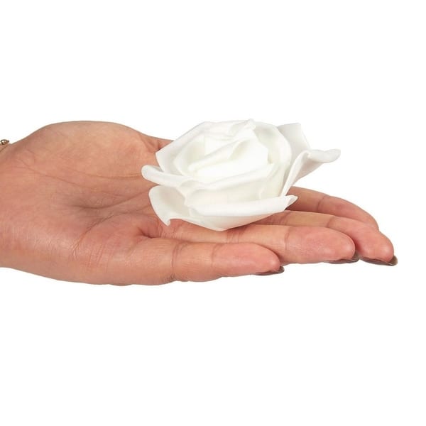 White 3D Paper Flowers Decorations for Wall Decor, Wedding