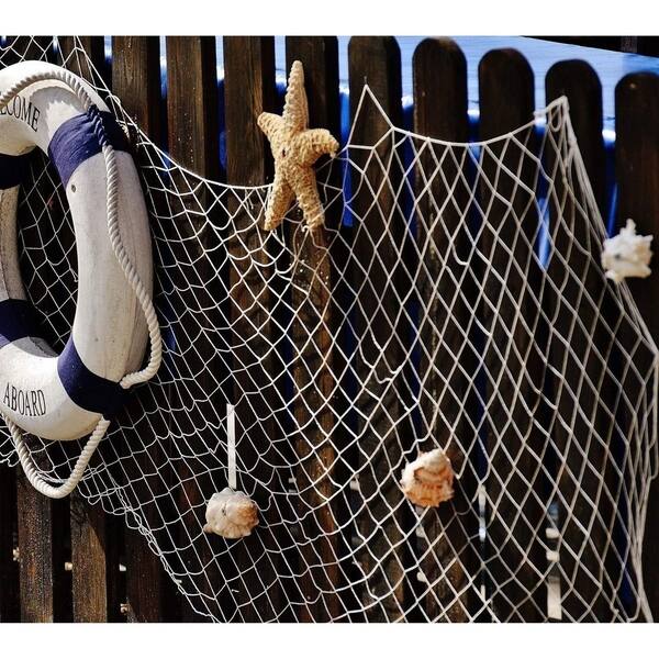 eshop-dcse Fishing nets decorative jute or cord nets for decoration