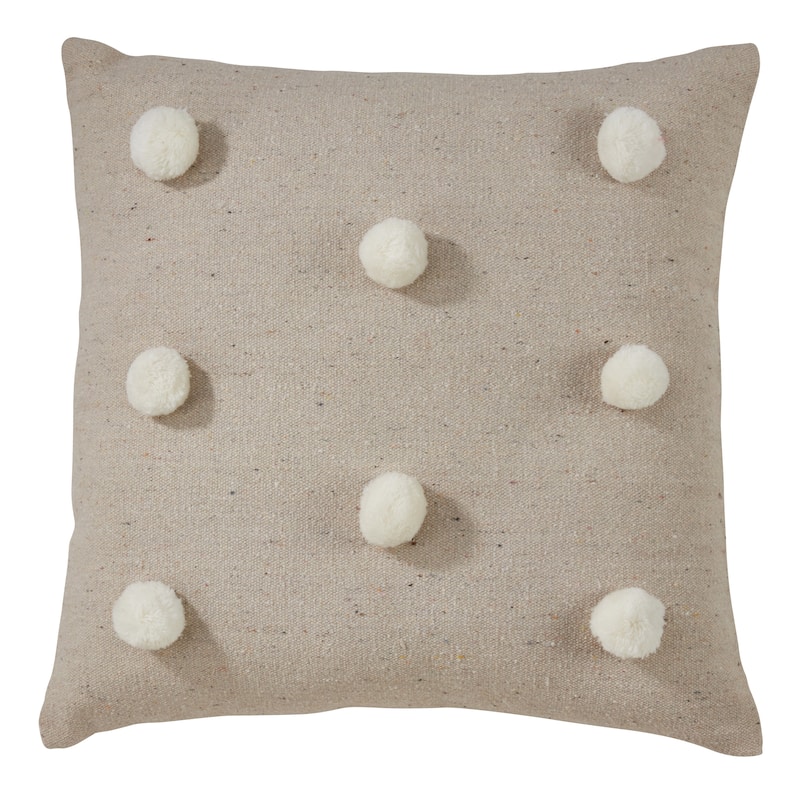 Pom Pom Throw Pillow