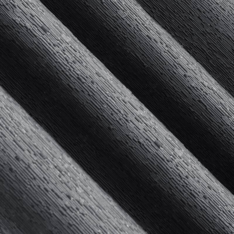Sun Zero Noir Dimensional Thermal Extreme Total Blackout Grommet Curtain Panel, Single Panel