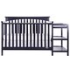 preview thumbnail 1 of 3, Dream On Me Chloe 5 in 1 Convertible Crib with Changer Navy