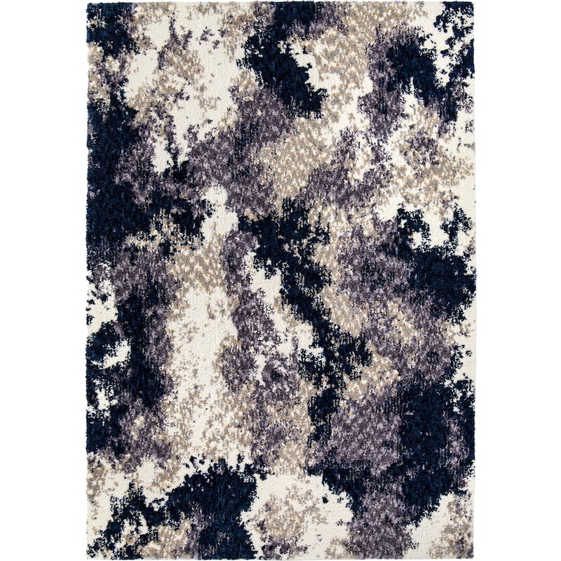 Orian Rugs Luxe Cherrydale Abstract Soft Shag Area Rug