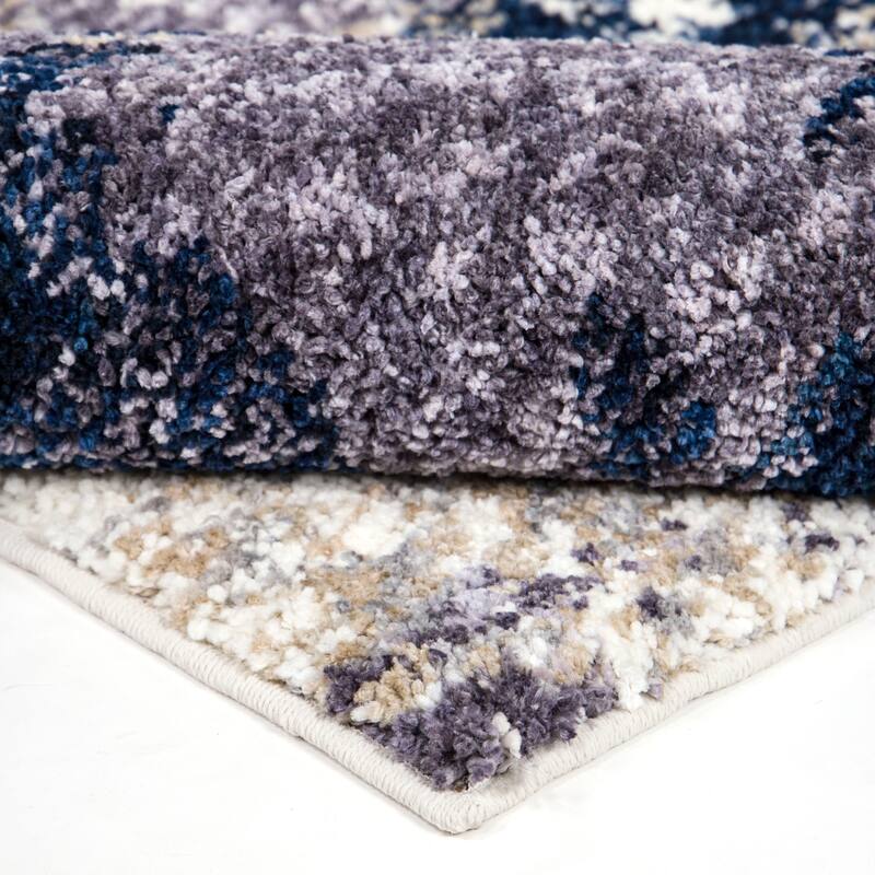 Orian Rugs Luxe Cherrydale Abstract Soft Shag Area Rug