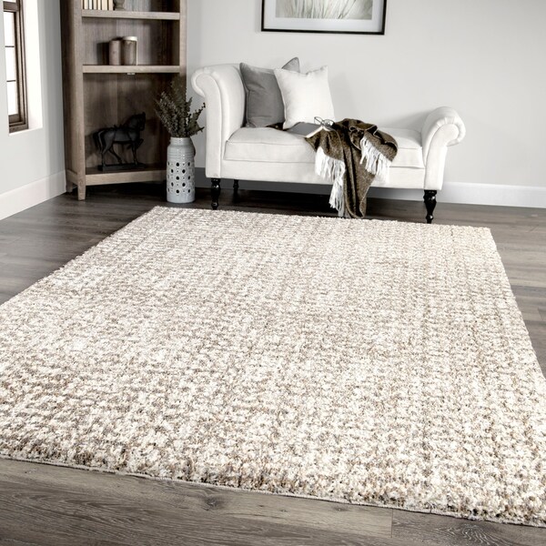 Palmetto Living Jennifer Adams Cotton Tail Ditto White Area Rug - 5'3" x 7'6"