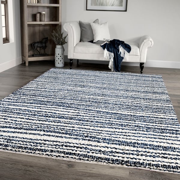 Palmetto Living Jennifer Adams Cotton Tail Knitted All Over Area Rug - 7'10" x 10'10"