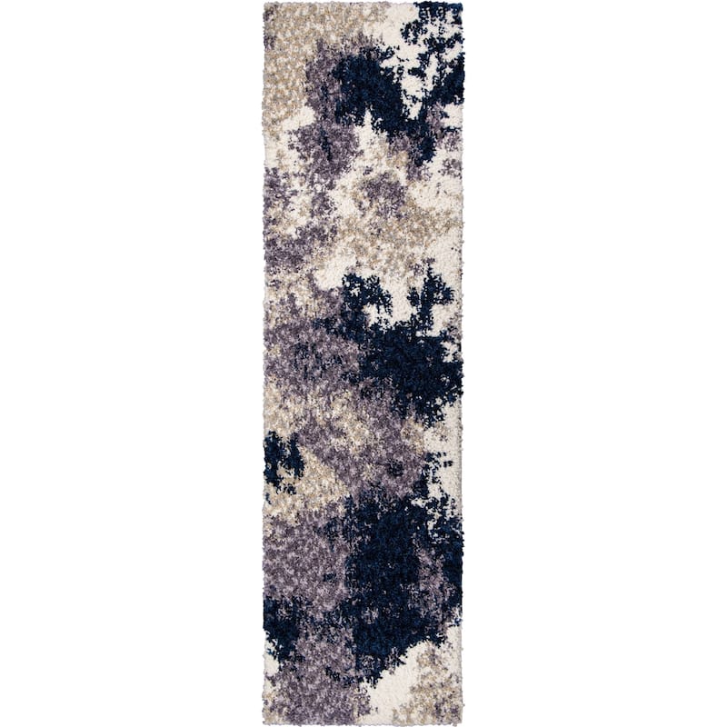 Orian Rugs Luxe Cherrydale Abstract Soft Shag Area Rug