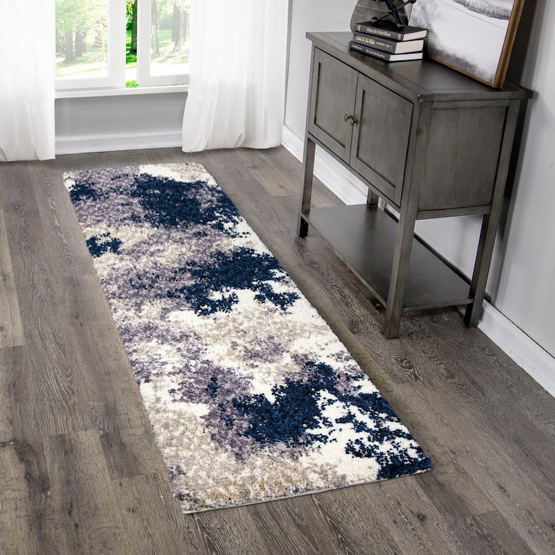 Orian Rugs Luxe Cherrydale Abstract Soft Shag Area Rug
