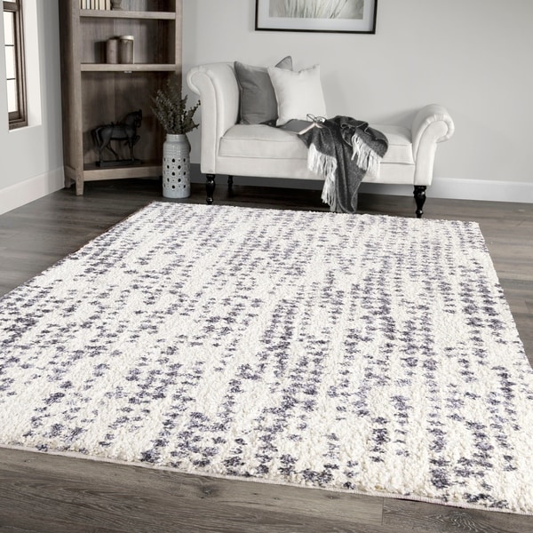 Palmetto Living Jennifer Adams Cotton Tail Textured Dots Area Rug - 7'10" x 10'10"