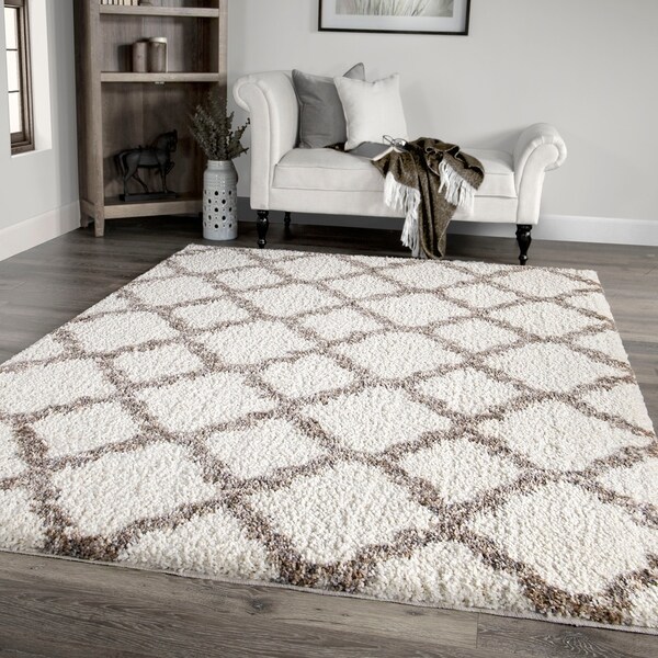 Palmetto Living Cotton Tail Buttery-Soft Belmar White Area Rug - 7'10" x 10'10"
