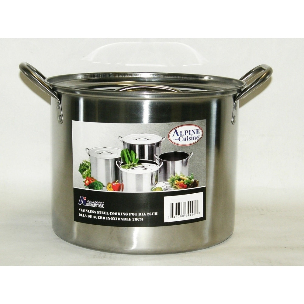 Oster Adenmore 8 Quart Stock Pot with Tempered Glass Lid - On Sale - Bed  Bath & Beyond - 32021006