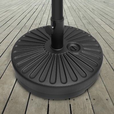 Weighted Round Patio Umbrella Base by Pure Garden - 20 x 20 x 11