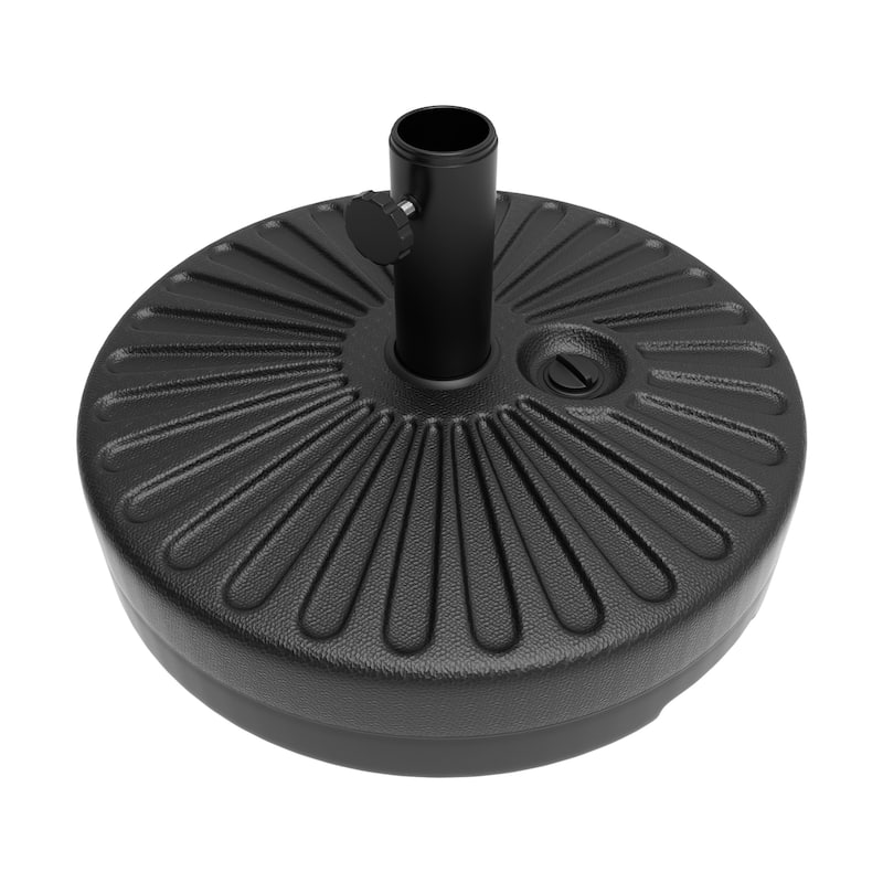 Weighted Round Patio Umbrella Base by Pure Garden - 20 x 20 x 11