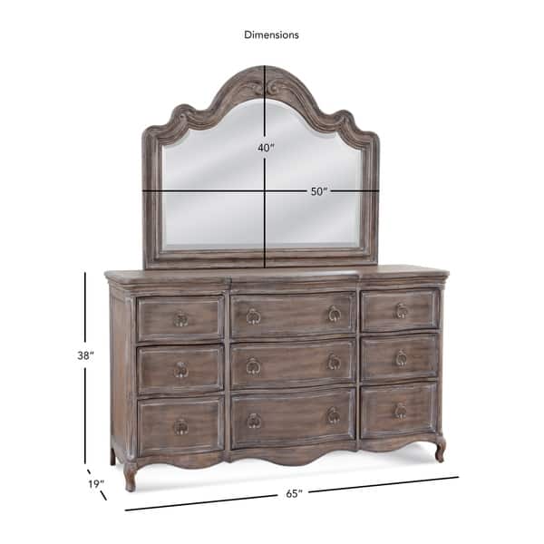 Georgiana 9-Drawer Dresser and Mirror by Greyson Living