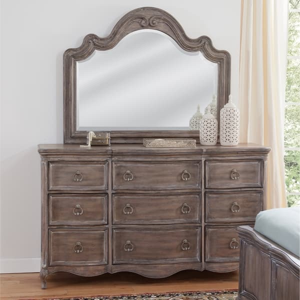 Georgiana 9 Drawer Dresser And Mirror By Greyson Living Overstock 29746854