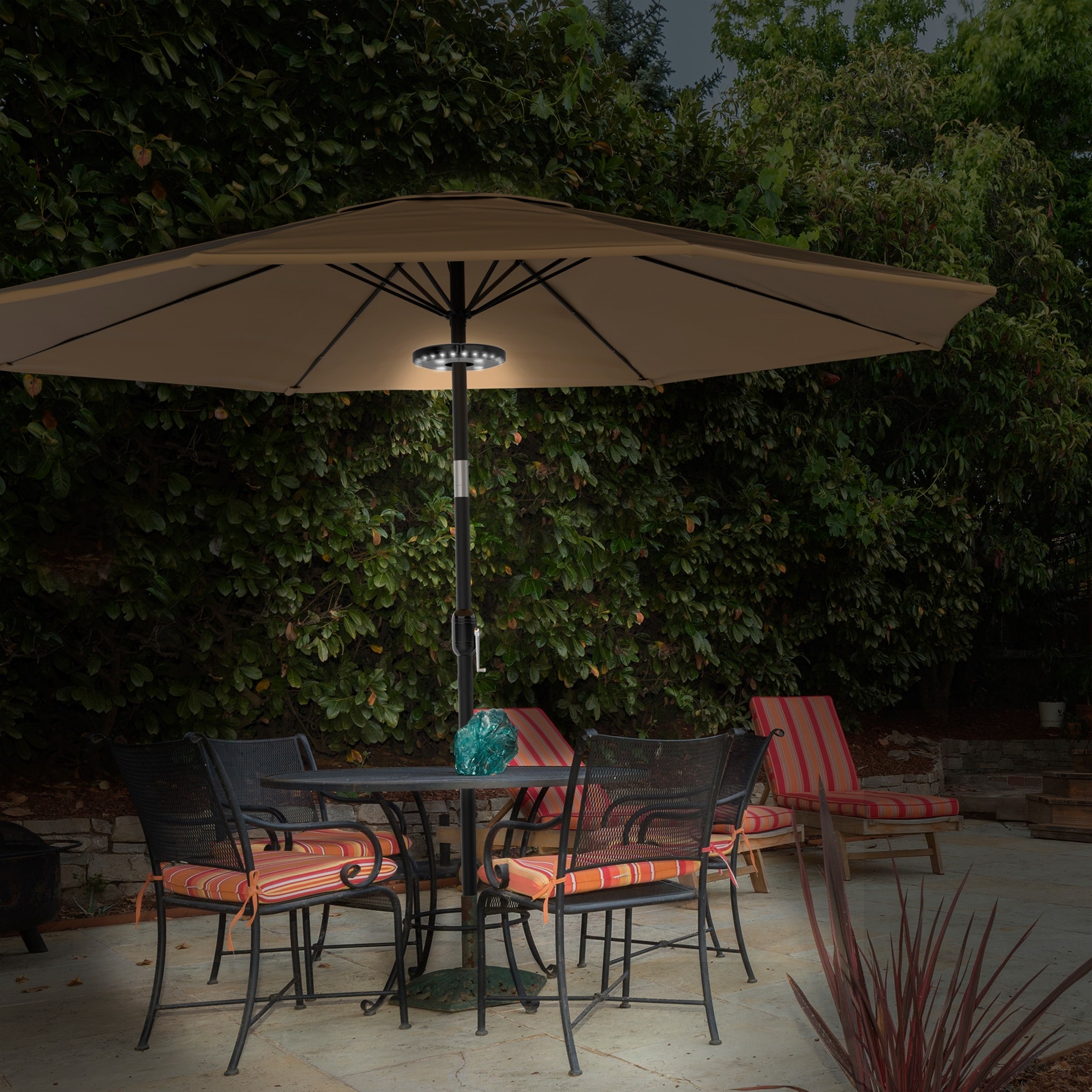 Shop Black Friday Deals On Cordless Led Patio Umbrella Light By Pure Garden Overstock 29746902