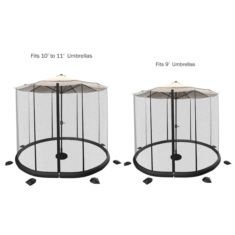 9-foot Patio Umbrella Mosquito Net by Havenside Home