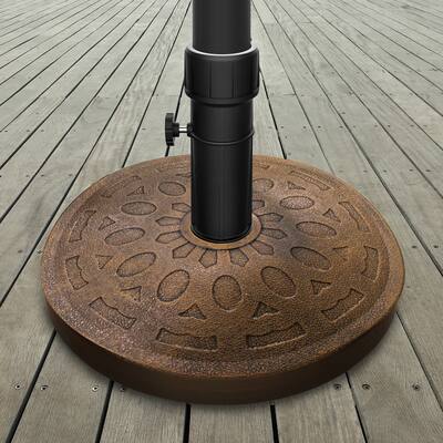 Decorative Patio Umbrella Base by Pure Garden - 17.5 x 17.5 x 11