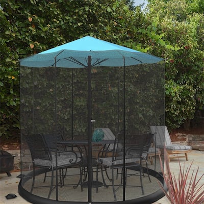 Weighted Patio Umbrella Mosquito Net by Pure Garden