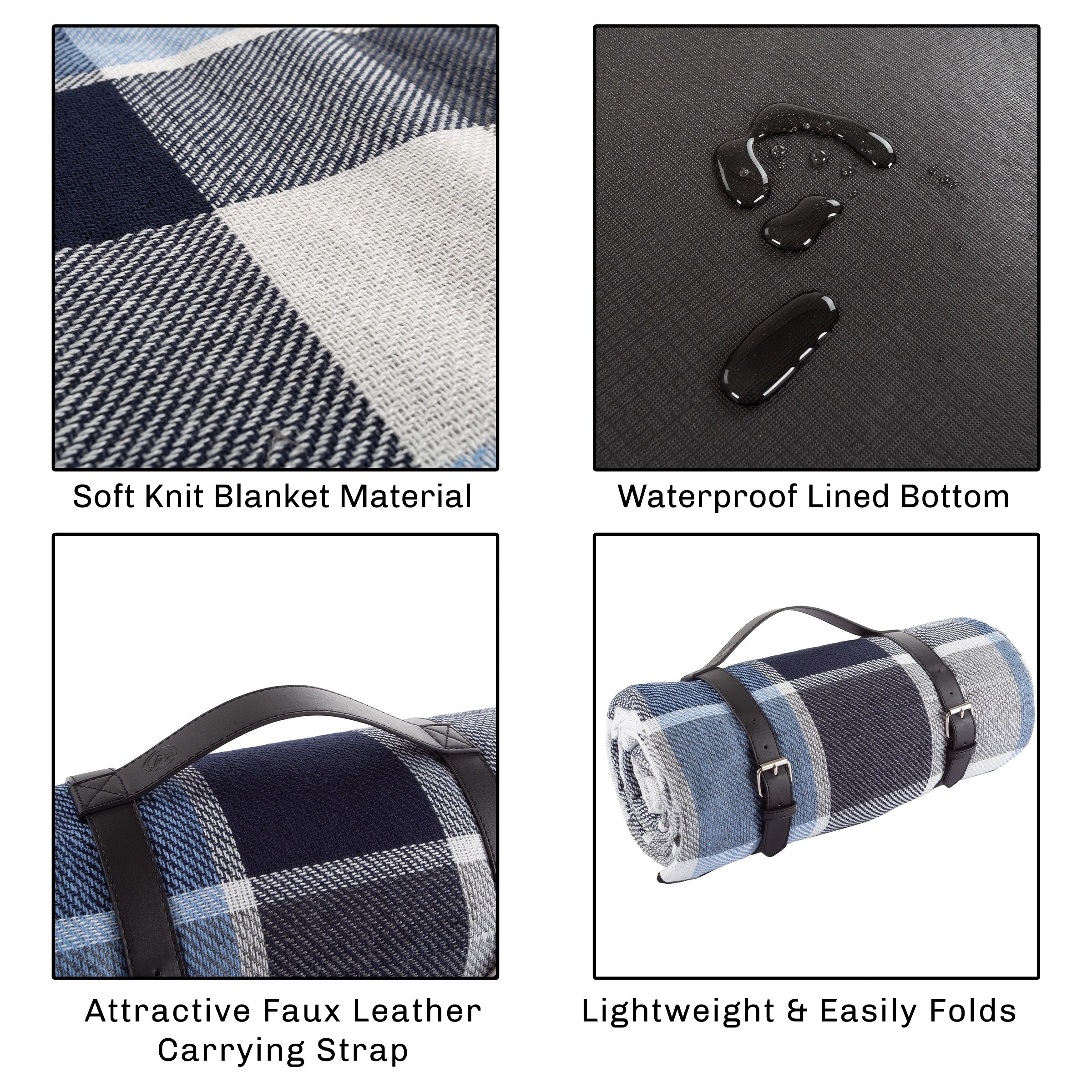 blanket with waterproof bottom