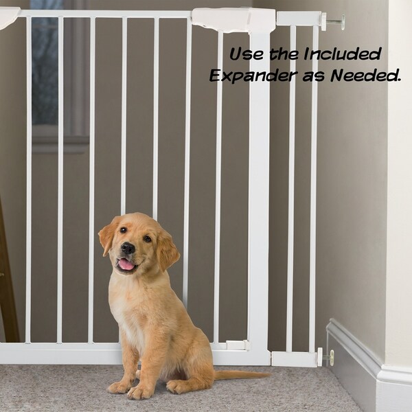 pressure mounted walk through pet gate
