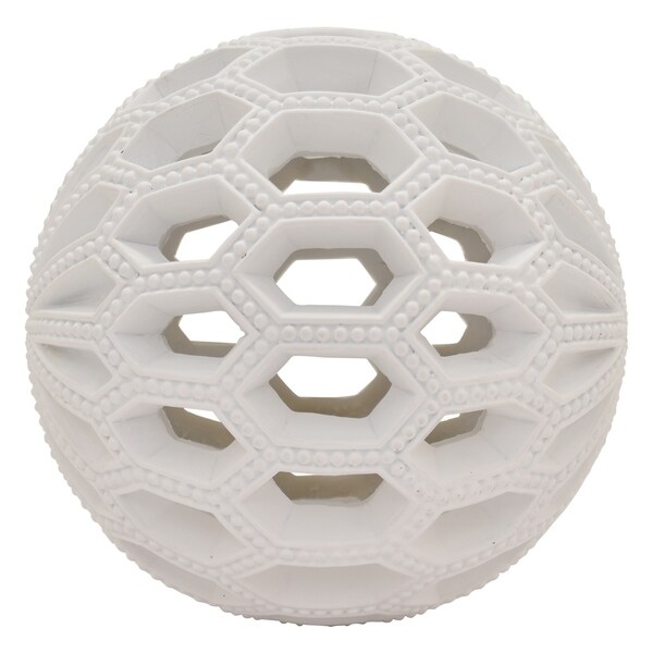 Three Hands White Orb, Matte White, 7"