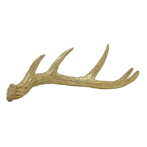 Antler Tabletop in White Resin / Magnesium 13in L x 9in W x 5in H