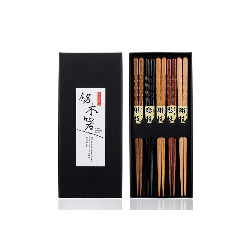 BergHOFF 5 Pair Wooden Chopsticks