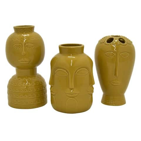 Buy Yellow Vases Online At Overstock Our Best Decorative