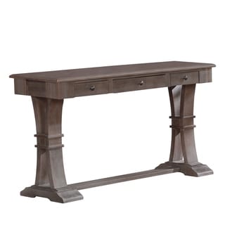Overstock Best Quality Furniture Rustic Coffee Table, End Table, and Console Table Only (Grey - Console Tables)