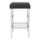 preview thumbnail 3 of 10, Porch & Den Mulloy Chrome 26-inch Backless Stool
