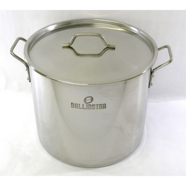 40 Quart Stainless Steel Stock Soup Tamale Pot Steamer Rack. Opens flyout.