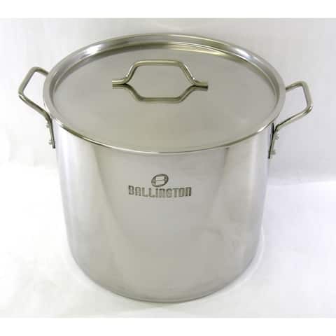 40 Quart Stainless Steel Stock Soup Tamale Pot Steamer Rack